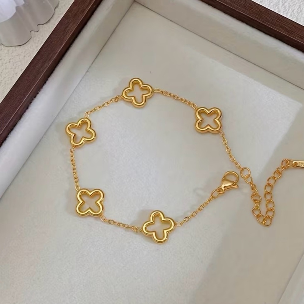 18k gold plated stainless steel bracelet